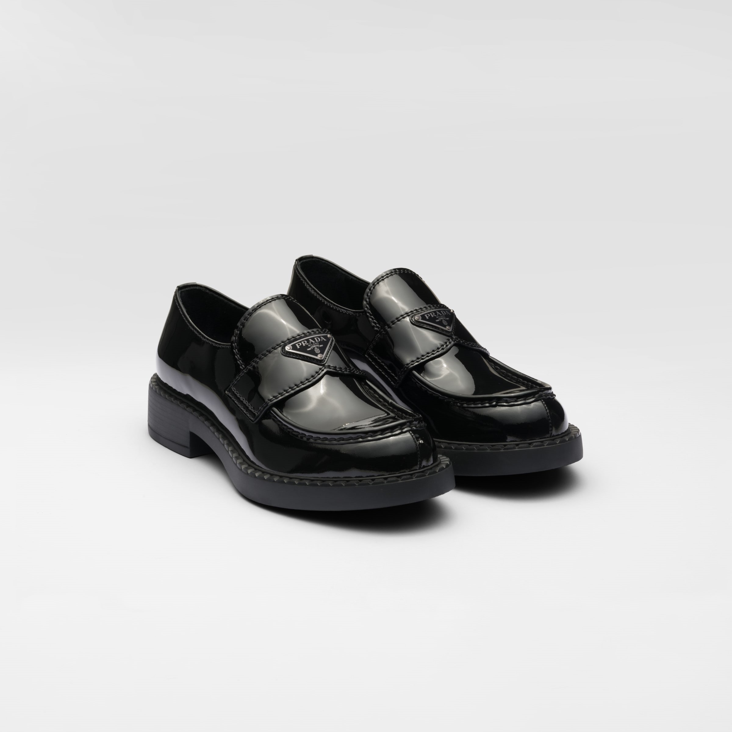 PATENT LEATHER LOAFERS