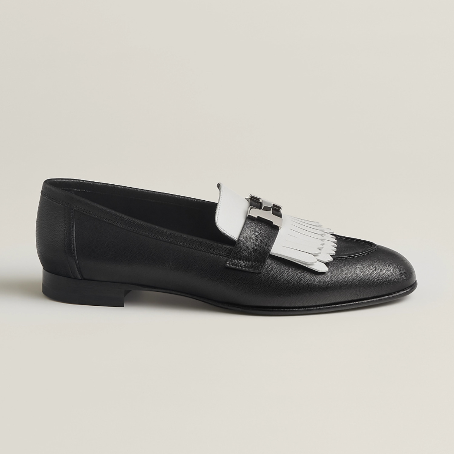 ROYAL LOAFER, NOIR/ BLANC