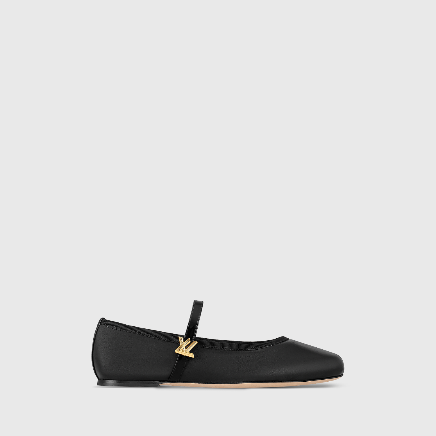 ROMY FLAT BALLERINA, BLACK