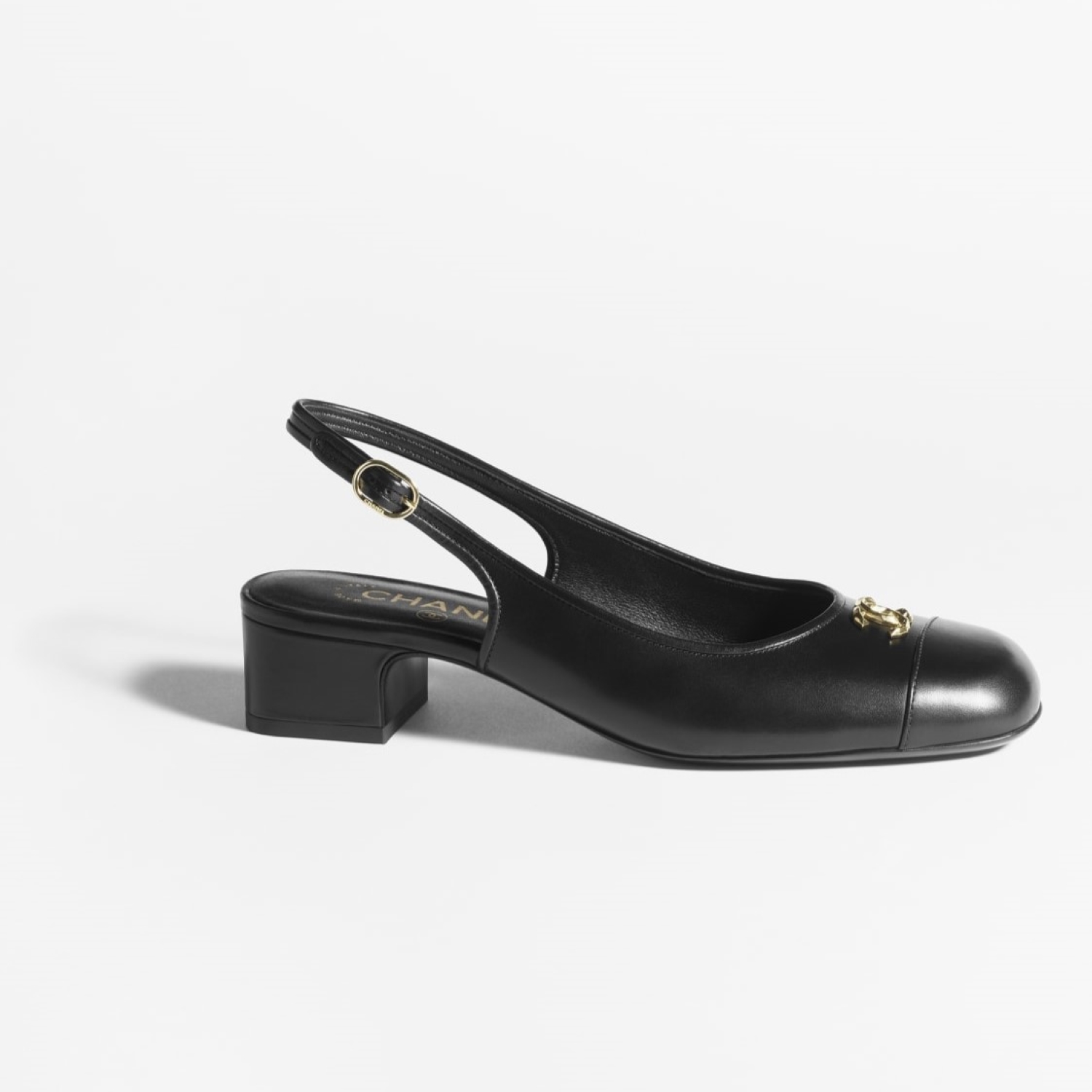 SLINGBACKS, BLACK