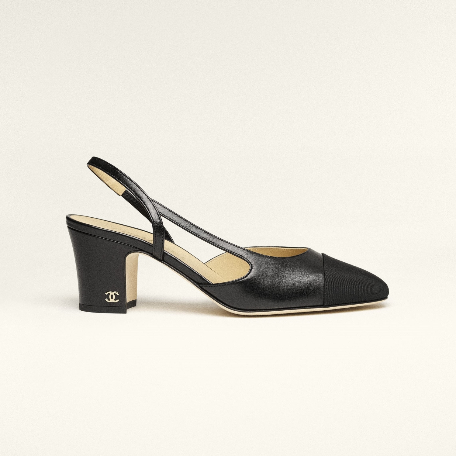 SLINGBACKS, BLACK