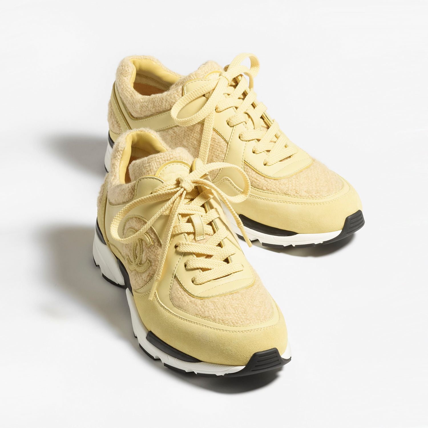 SNEAKERS, LIGHT YELLOW AND YELLOW